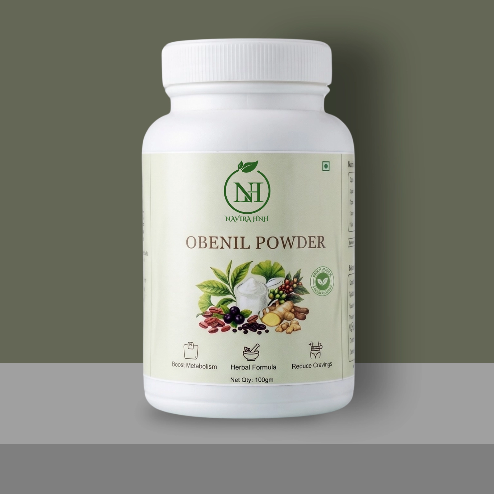 Obenil Powder | Ayurvedic Herbal Powder for Weight Management Support | Plant-Based Formula